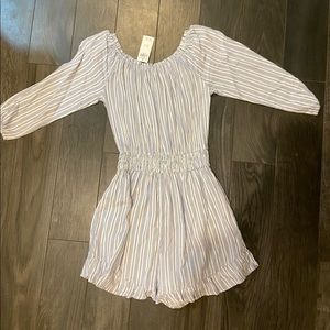 NWT! Hollister striped romper